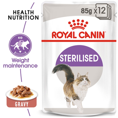 Royal Canin Sterilised Adult Wet Cat Food - Gravy