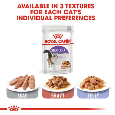 Royal Canin Sterilised Adult Wet Cat Food - Gravy