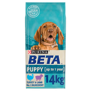 BETA Puppy Turkey & Lamb Dry Dog Food 14kg