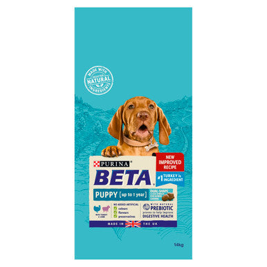 BETA Puppy Turkey & Lamb Dry Dog Food 14kg