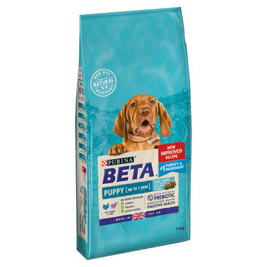 BETA Puppy Turkey & Lamb Dry Dog Food 14kg