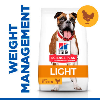 Hill's Science Plan Light Medium Adult 1-6 Dry Dog Food - Chicken