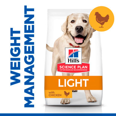 Hill's Science Plan Light Large Adult 1-5 Dry Dog Food - Chicken