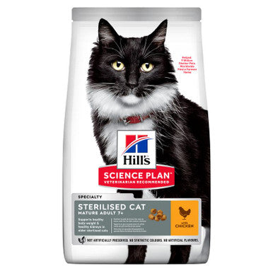 Hill's Science Plan Sterilised 7+ Cat - Chicken