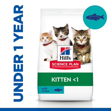 Hill's Science Plan Kitten <1 Dry Cat Food - Tuna