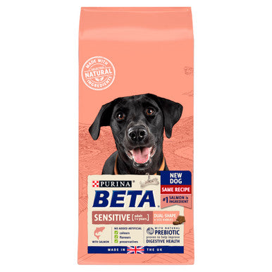 BETA Sensitive Adult Dry Dog Food - Salmon & Rice