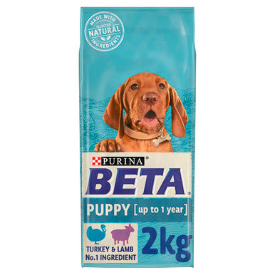 BETA Puppy Turkey & Lamb Dry Dog Food 2kg