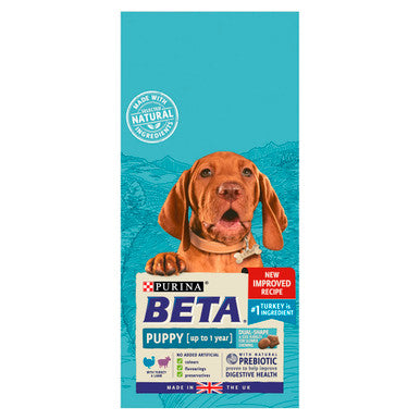 BETA Puppy Turkey & Lamb Dry Dog Food 2kg