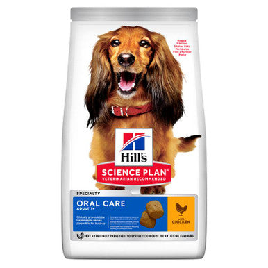 Hill's Science Plan Adult Oral Care Medium Dry Dog Food - Chicken