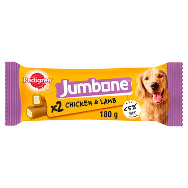 Pedigree Jumbones Medium Adult Dog Treats - Chicken & Lamb