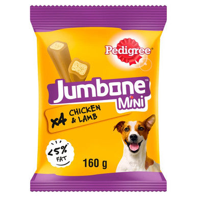 Pedigree Jumbones Mini Adult Dog Treats - Chicken & Lamb