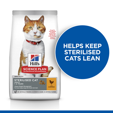 Hill's Science Plan Sterilised Cat Adult Cat Dry Food - Chicken