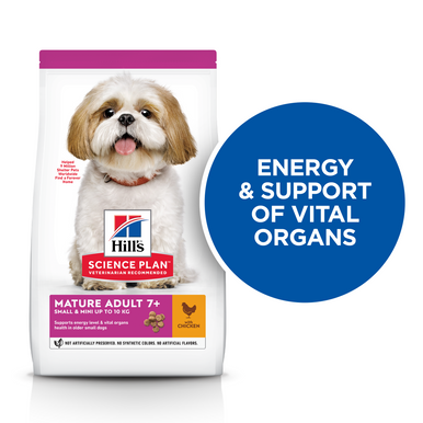 Hill's Science Plan Small & Mini Mature Adult 7+ Dry Dog Food - Chicken