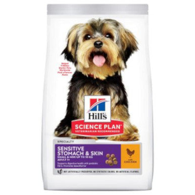 Hill's Science Plan Dog Small & Mini Adult1+ Sensitive Stomach & Skin - Chicken