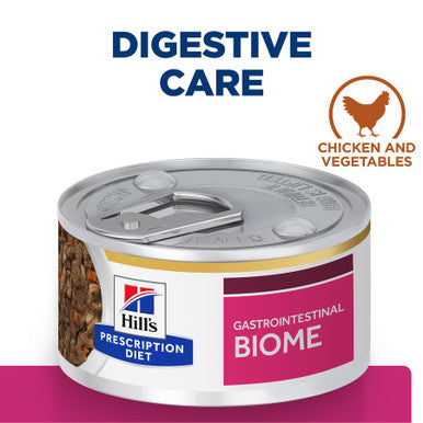 Hill's Prescription Diet Gastrointestinal Biome Digestive Care Adult/Senior Wet Cat Food - Chicken & Vegetable Stew