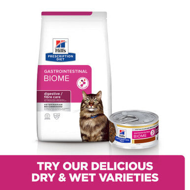 Hill's Prescription Diet Gastrointestinal Biome Digestive Care Adult/Senior Wet Cat Food - Chicken & Vegetable Stew