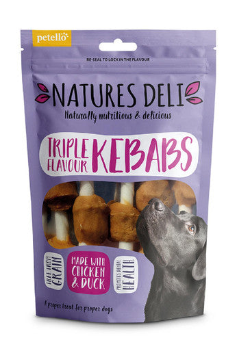 Natures Deli Adult Dog Treats Triple Flavour - Chicken & Duck