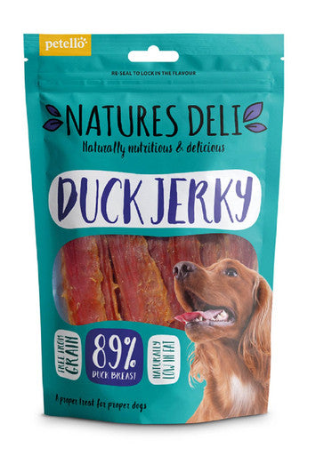 Natures Deli Adult Dog Treats - Duck Jerky