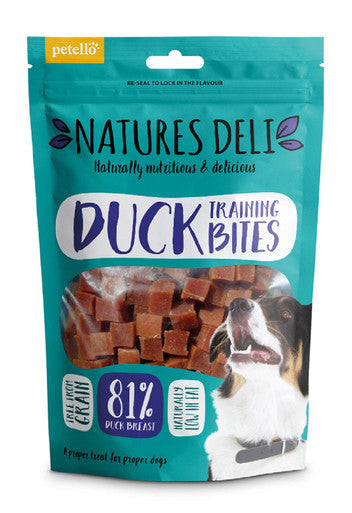 Natures Deli Training Bites Adult Dog Treats - Duck