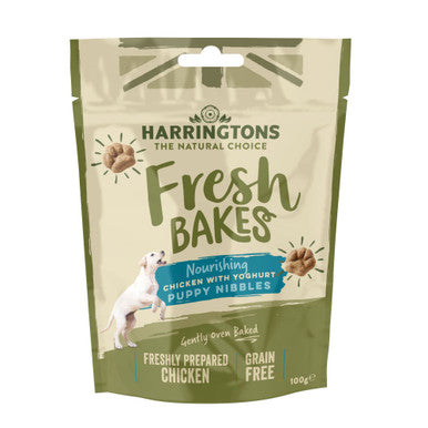 Harringtons Fresh Bakes Puppy Nibbles Dog Treats - Chicken with Yogurt