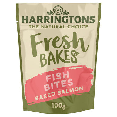 Harringtons Fresh Bakes Fish Bites Dog Treats - Baked Salmon