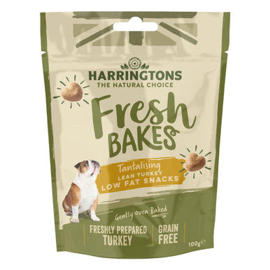 Harringtons Fresh Bakes Low Fat Snacks Dog Treats - Turkey