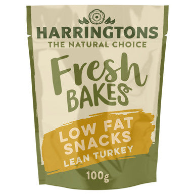 Fresh Bakes Low Fat Snacks Dog Treats Turkey