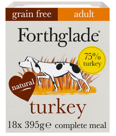 Forthglade Complete Grain Free Adult Wet Dog Food - Turkey with Sweet Potato & Vegetables