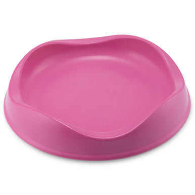 Beco Pets Bamboo Cat Bowl in Pink