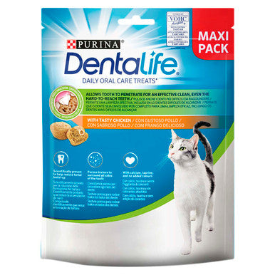 Purina Dentalife Daily Oral Care Adult Cat Treats - Chicken