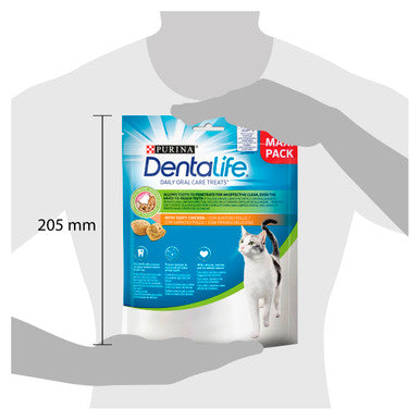 Purina Dentalife Daily Oral Care Adult Cat Treats - Chicken