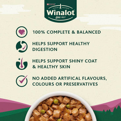 Winalot Meaty Chunks Adult Wet Dog Food - Mixed Selection in Jelly