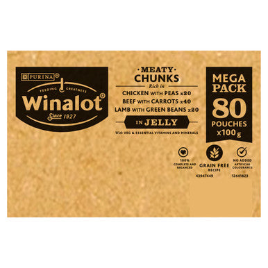 Winalot Meaty Chunks Adult Wet Dog Food - Mixed Selection in Jelly