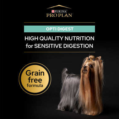 Purina Pro Plan Sensitive Digestion Grain Free Medium/Large Adult Dry Dog Food - Turkey & Rice