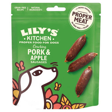 Lily's Kitchen Dog Cracking Pork and Apple Sausages 70g