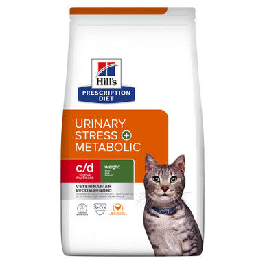 Hill's Prescription Diet c/d Metabolic + Urinary Dry Cat Food -  Chicken