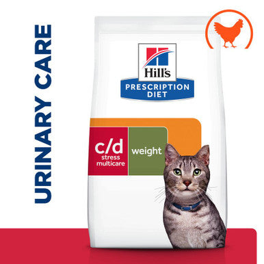 Hill's Prescription Diet c/d Metabolic + Urinary Dry Cat Food -  Chicken