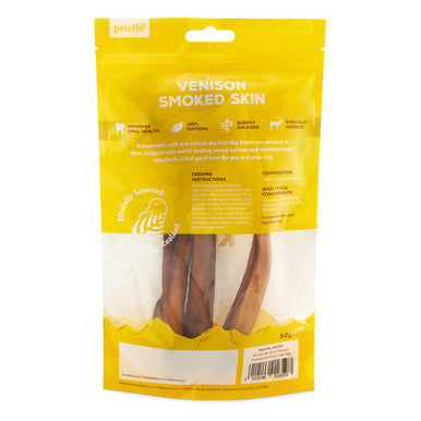 Kai Kuri Air-Dried Smoked Venison Dog Treats - Shank Skin