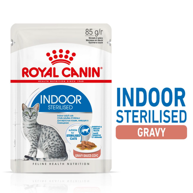 Royal Canin Indoor Adult Sterilized Wet Cat Food - Gravy