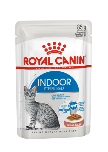 Royal Canin Indoor Adult Sterilized Wet Cat Food - Gravy