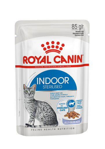 Royal Canin Indoor Adult Sterilised CatWet Food - Jelly