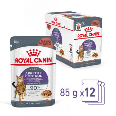 Royal Canin Appetite Control Adult Sterilised Wet Cat Food - Gravy