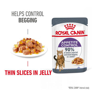 Royal Canin Appetite Control Adult Sterilised Wet Cat Food - Jelly