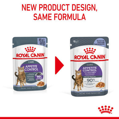 Royal Canin Appetite Control Adult Sterilised Wet Cat Food - Jelly