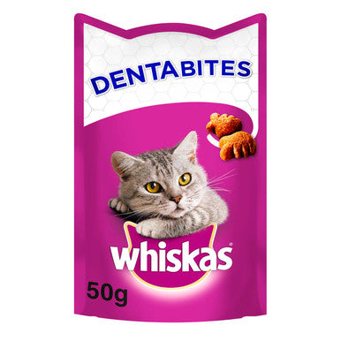 Whiskas Dentabites Adult Cat Treats - Chicken