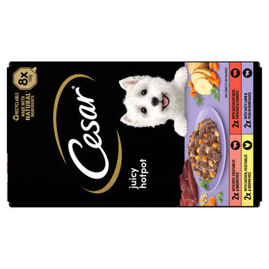 Cesar Juicy Hotpot Adult Wet Dog Food - Mixed Selection