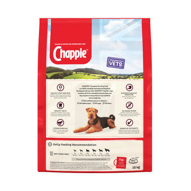 Chappie Complete Adult Dry Dog Food Chicken Whole Grain Cereal MedicAnimal