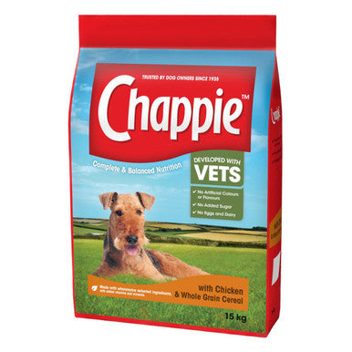 Chappie Complete Adult Dry Dog Food - Chicken & Whole Grain Cereal