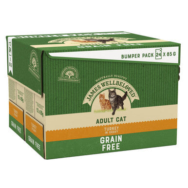 James Wellbeloved Grain Free Adult CatWet Food - Turkey in Gravy