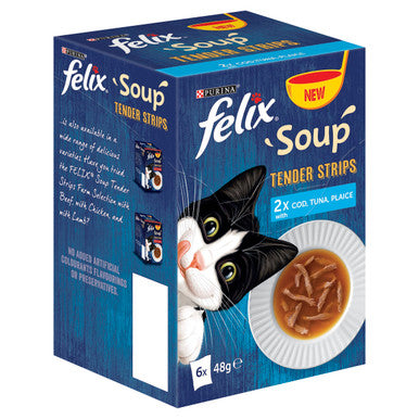 Felix Soup Adult Wet Cat Food - Fish Selection